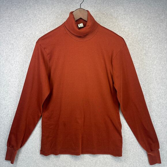Turtleneck By Duofo Sweater Mens Size Large Brown Long Sleeve Pullover Comfort - Picture 1 of 10